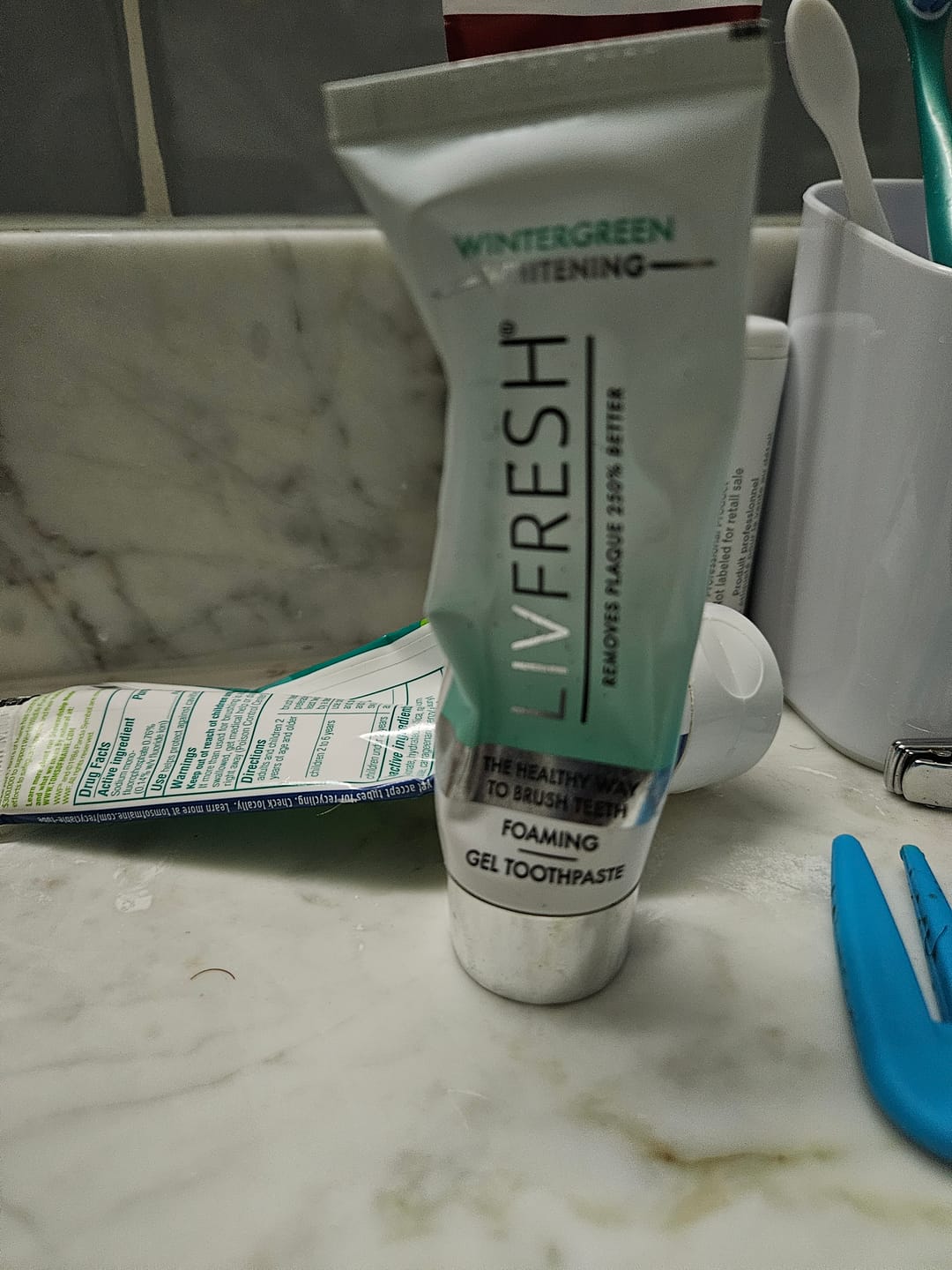 Customer photo review of LIVFRESH Wintergreen - 3 Pack (Subscription)