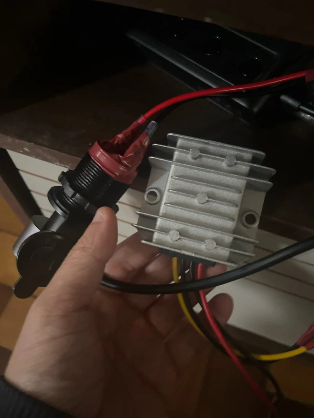Customer photo review of 36V/48V to 12V Voltage Reducer for Golf Carts, 5A to 10A