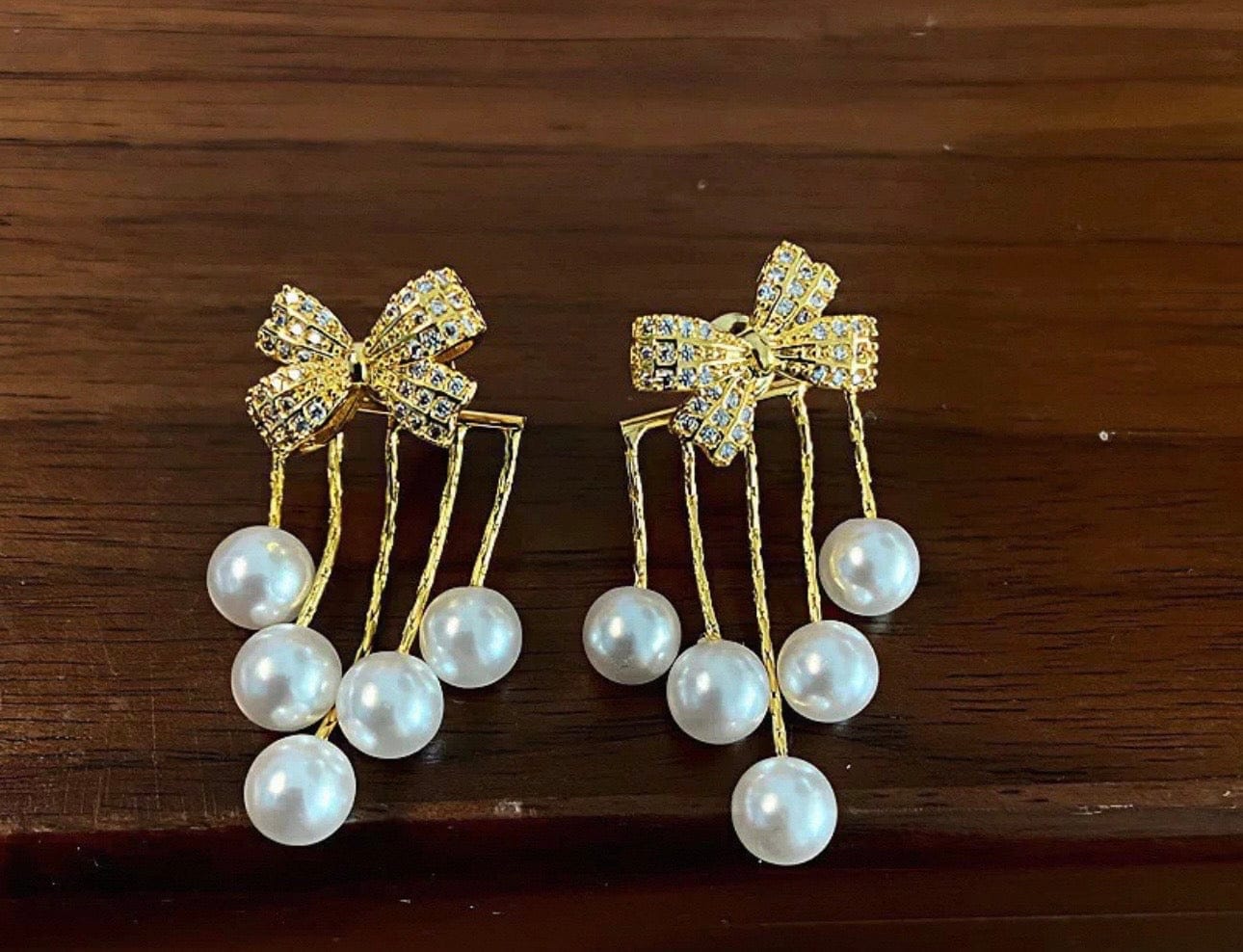 Customer photo review of Vashti Earrings