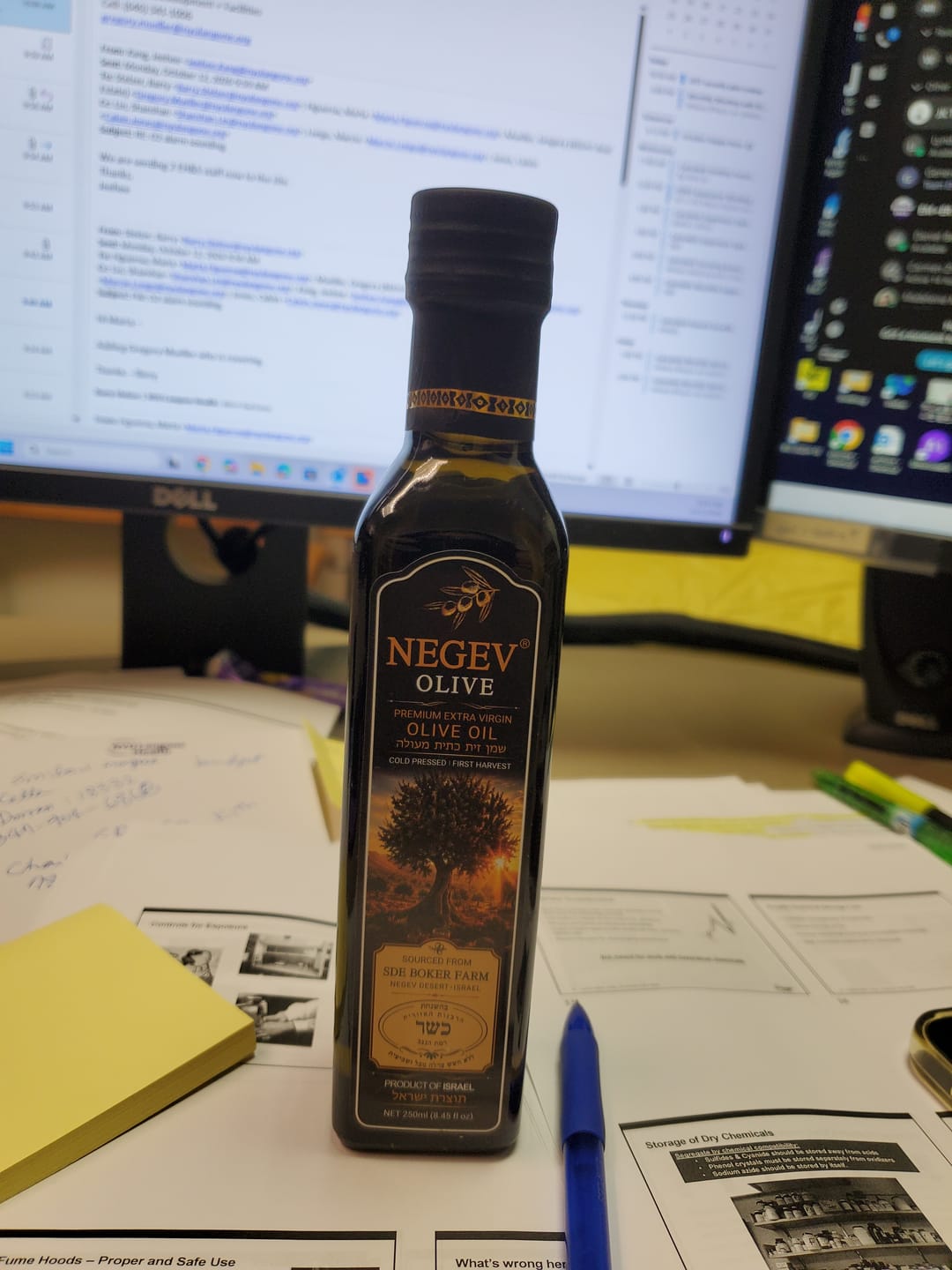 Customer photo review of NEGEV Israeli Extra Virgin Olive Oil כשר