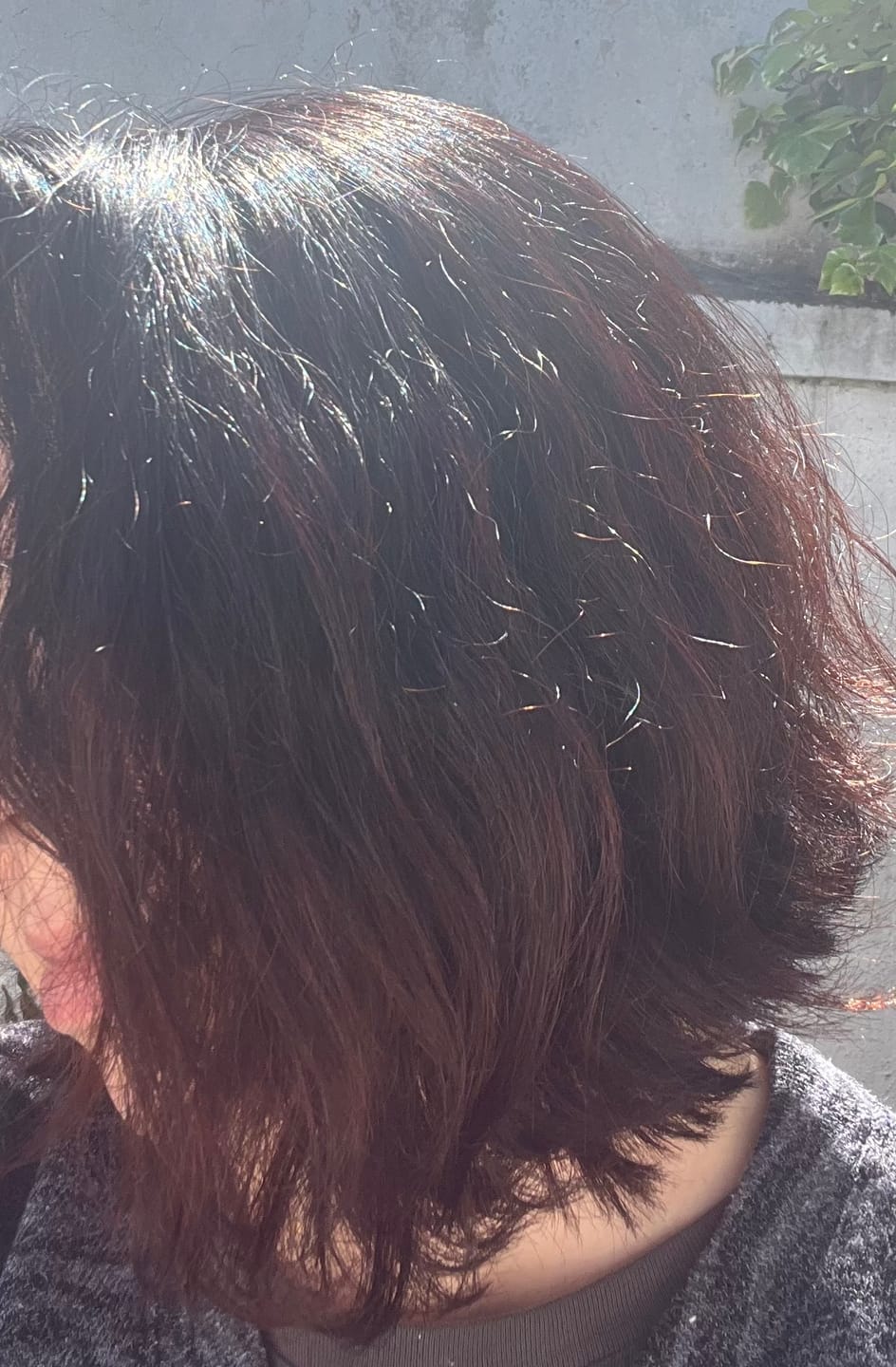 Customer photo review of Tinte 100% Natural - Borgoña