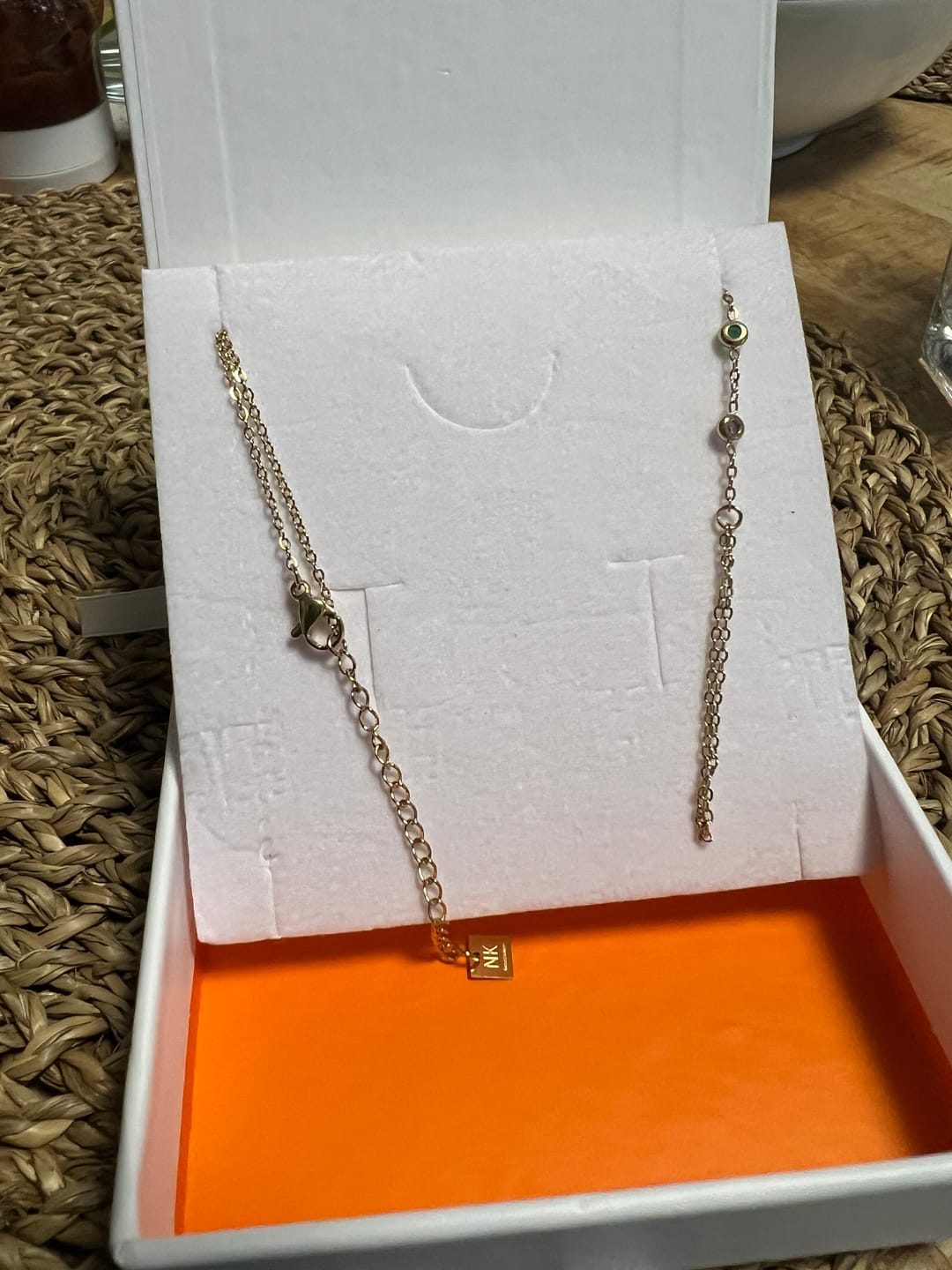 Customer photo review of Hand Chain Multicolor-18K vergoldet