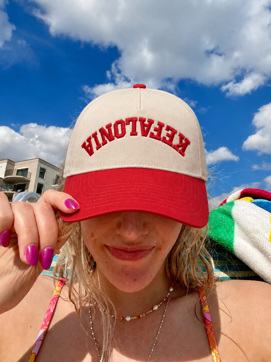 Customer photo review of Custom Snapback Hat - Personalized Upside Down Snapback Hat