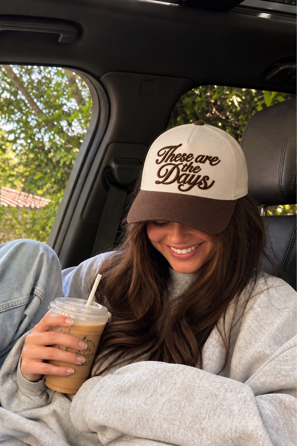 Customer photo review of These Are The Days Hat, Nostalgic Summer Vacation Snapback