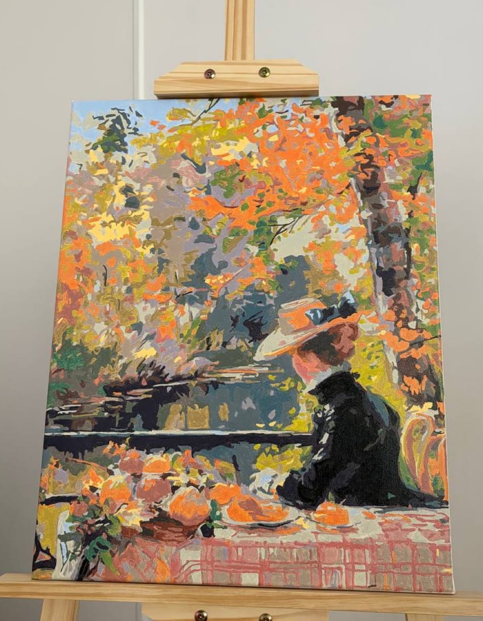 Customer photo review of Femme en Automne inspirée de Renoir