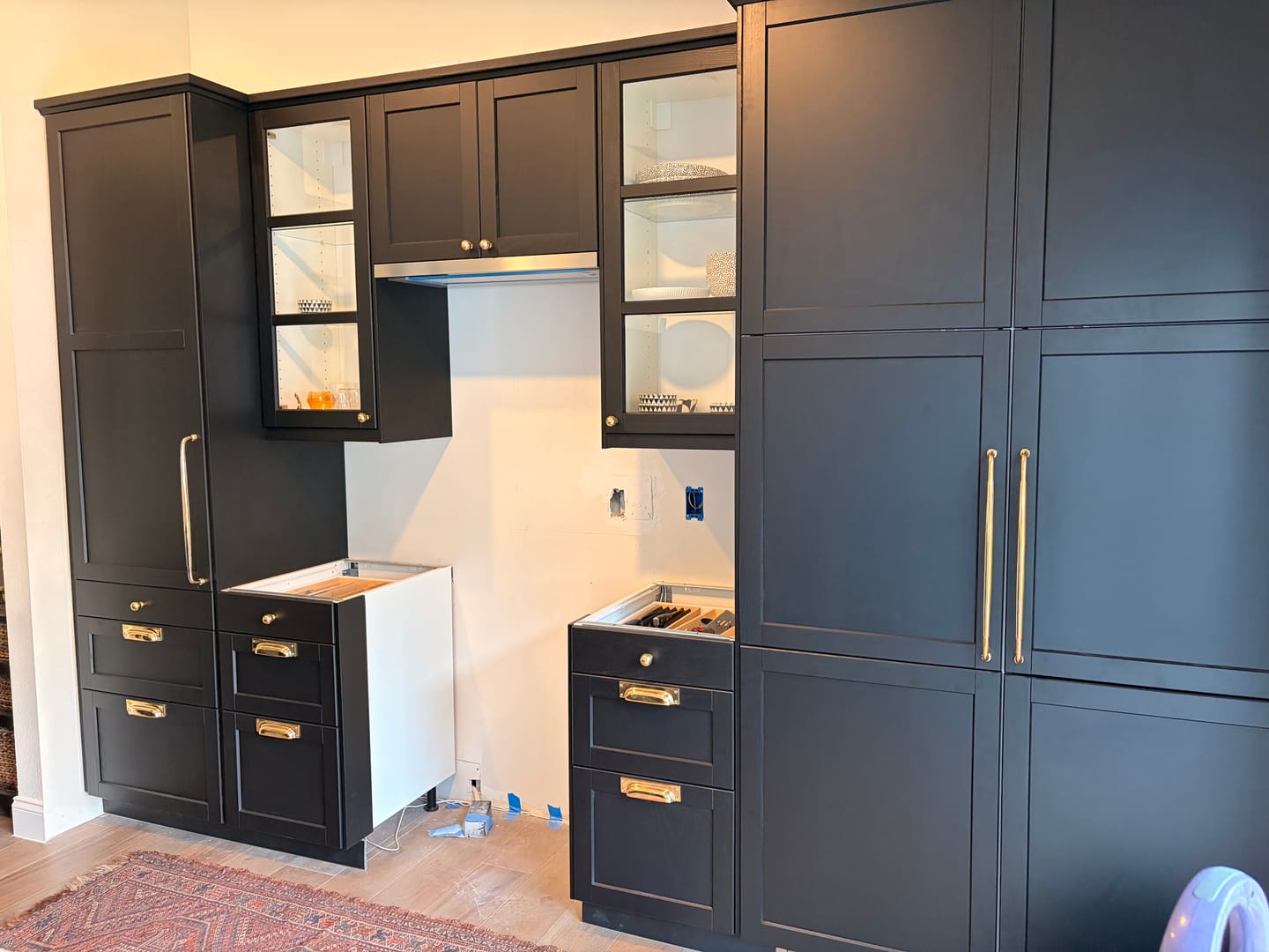 Customer photo review of Classic Cabinet Pulls - Unlacquered Brass Polished