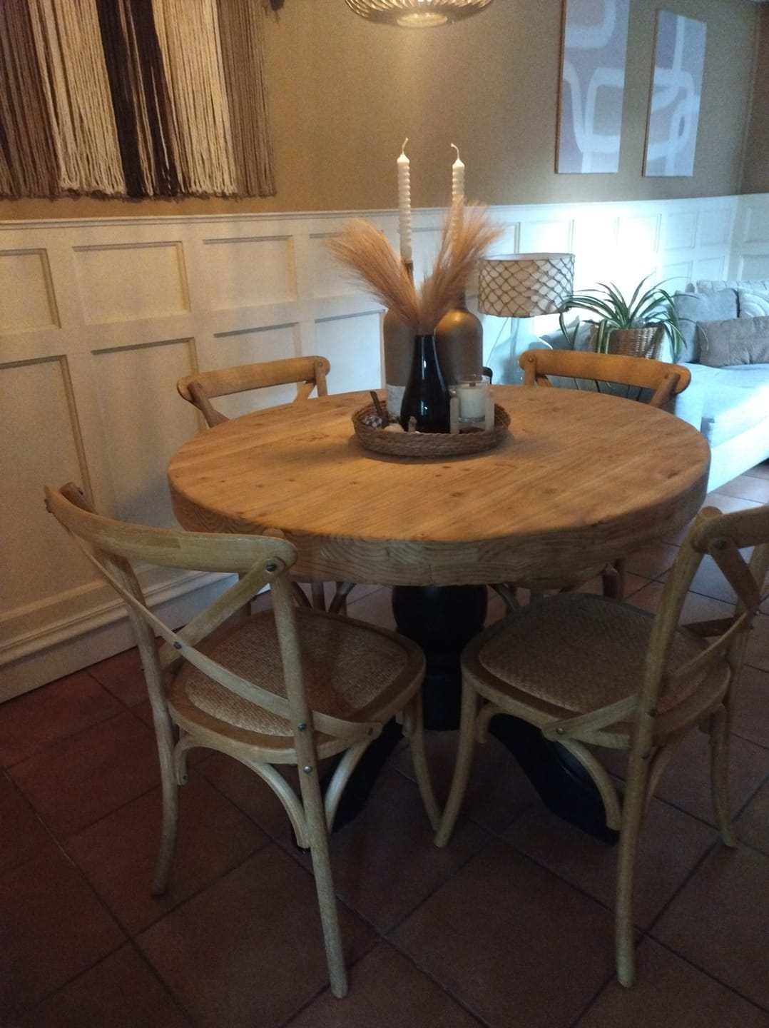 Customer photo review of Silla Madera Tradition Rattan Olmo natural