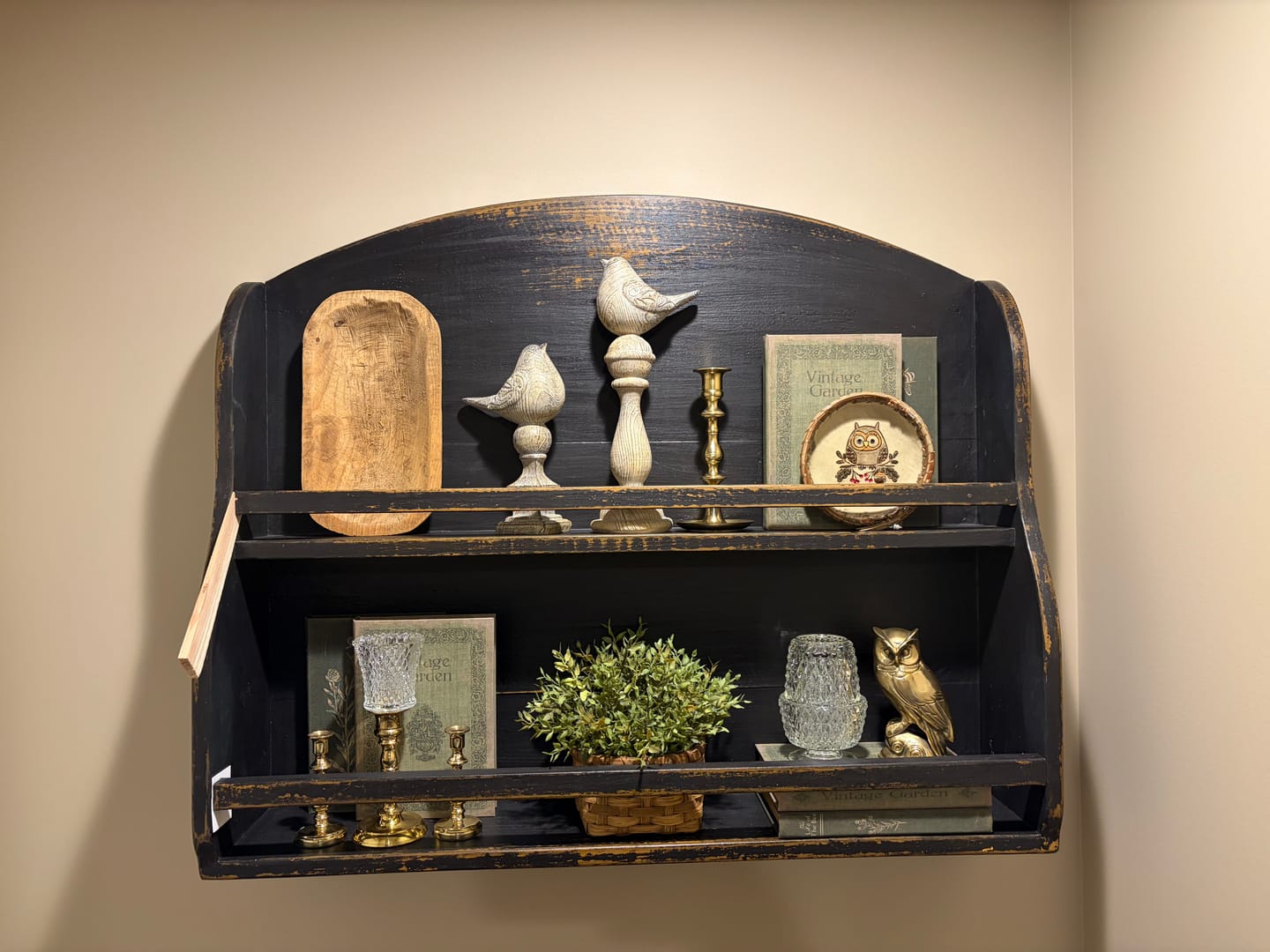 Customer photo review of Resin Bird on Pedestal Set