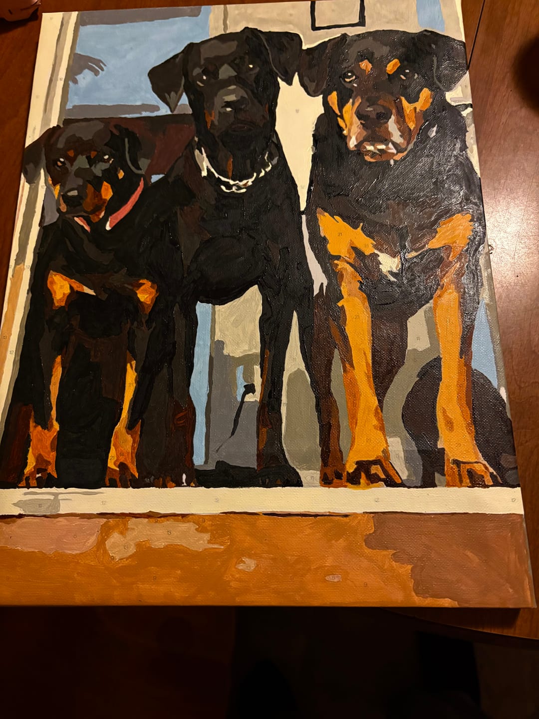 Customer photo review of Custom Paint By Numbers Kit – Turn Your Favorite Photo Into Art