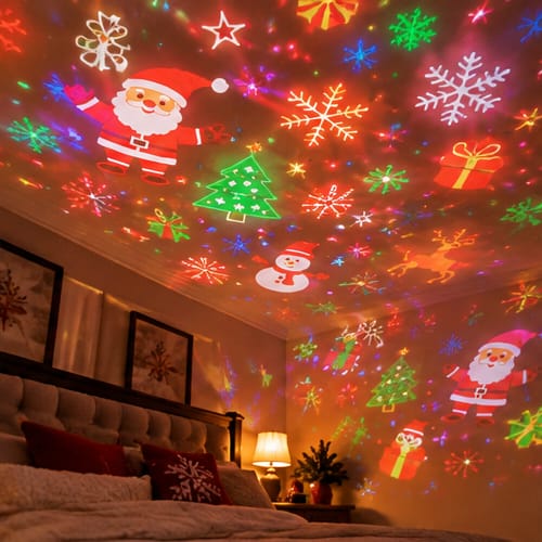 Customer photo review of Proyector Navideño USB