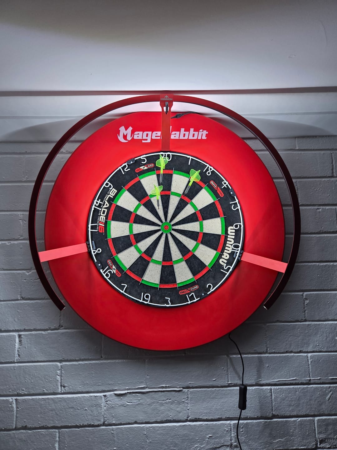 Customer photo review of Mission - Torus 270 - Portable LED Dartboard Light