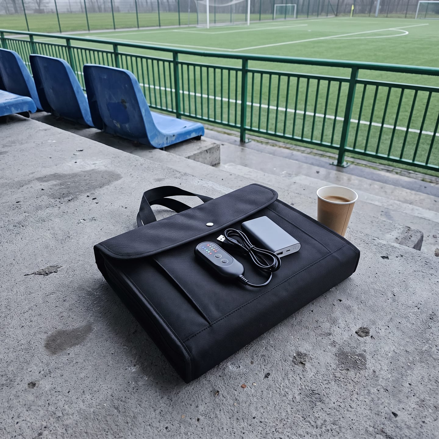 Customer photo review of Asiento Térmico Plegable