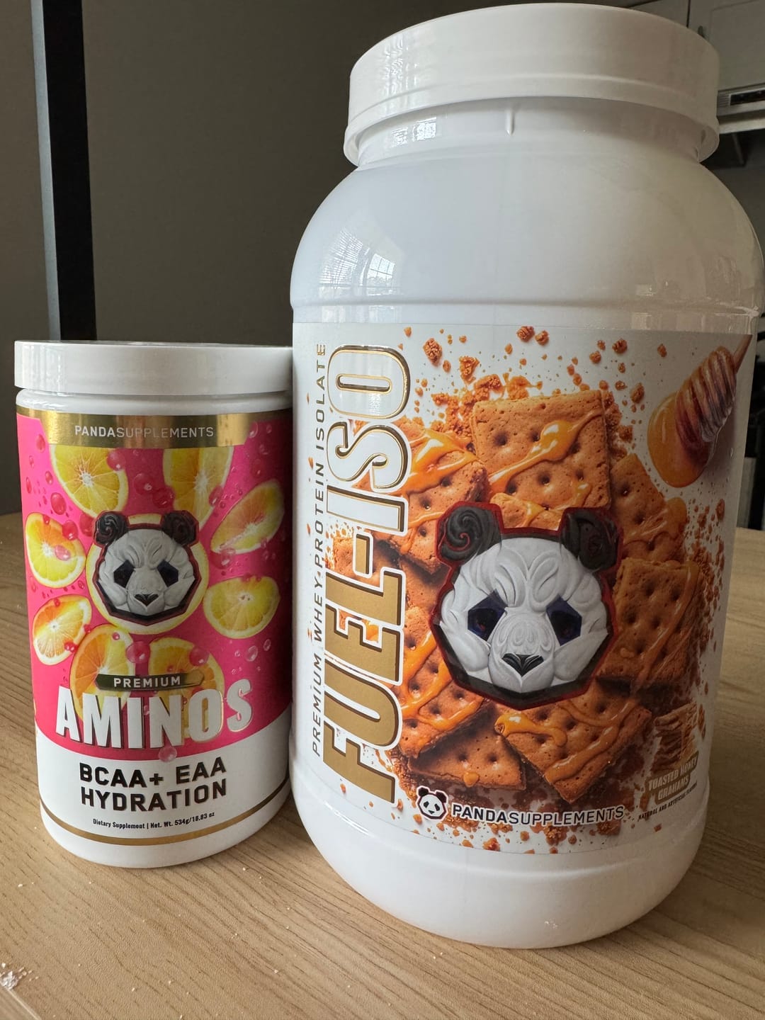 Customer photo review of ISOLATE - FUEL-ISO Premium Protein (Toasted Honey Graham)