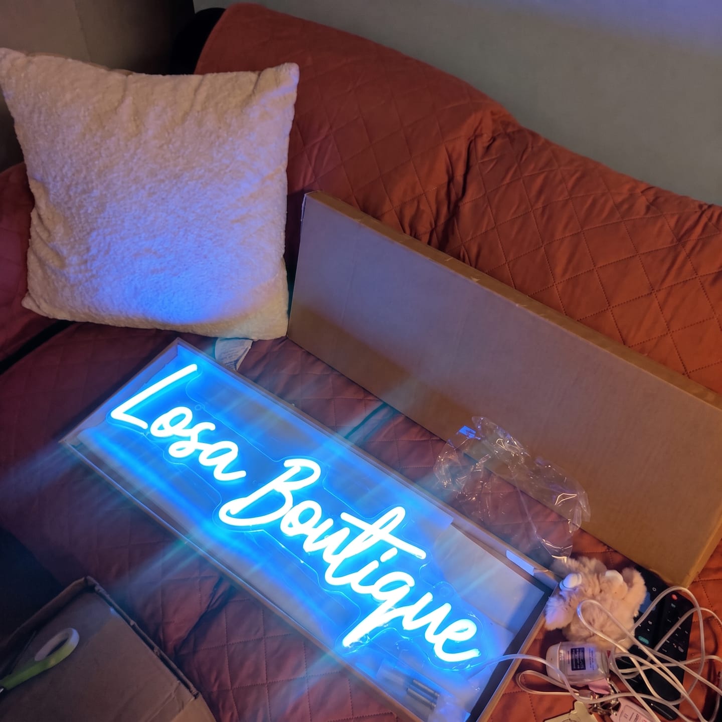 Customer photo review of Custom Sign for Freddie Powell