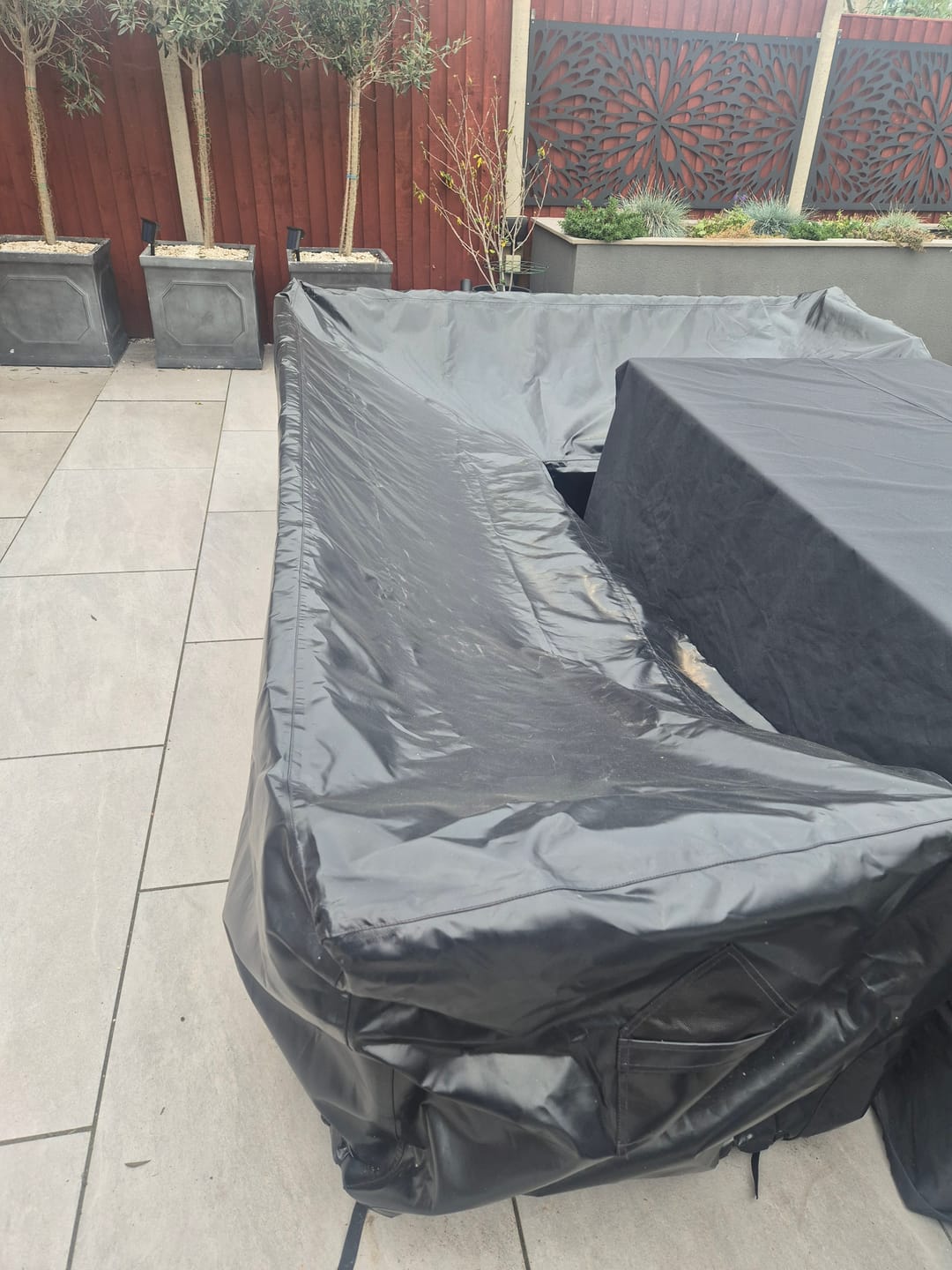 Customer photo review of Custom Outdoor Sofa Covers