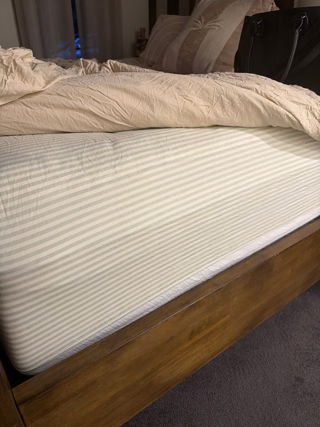 Customer photo review of Muscle Mat Luxury Mattress Topper