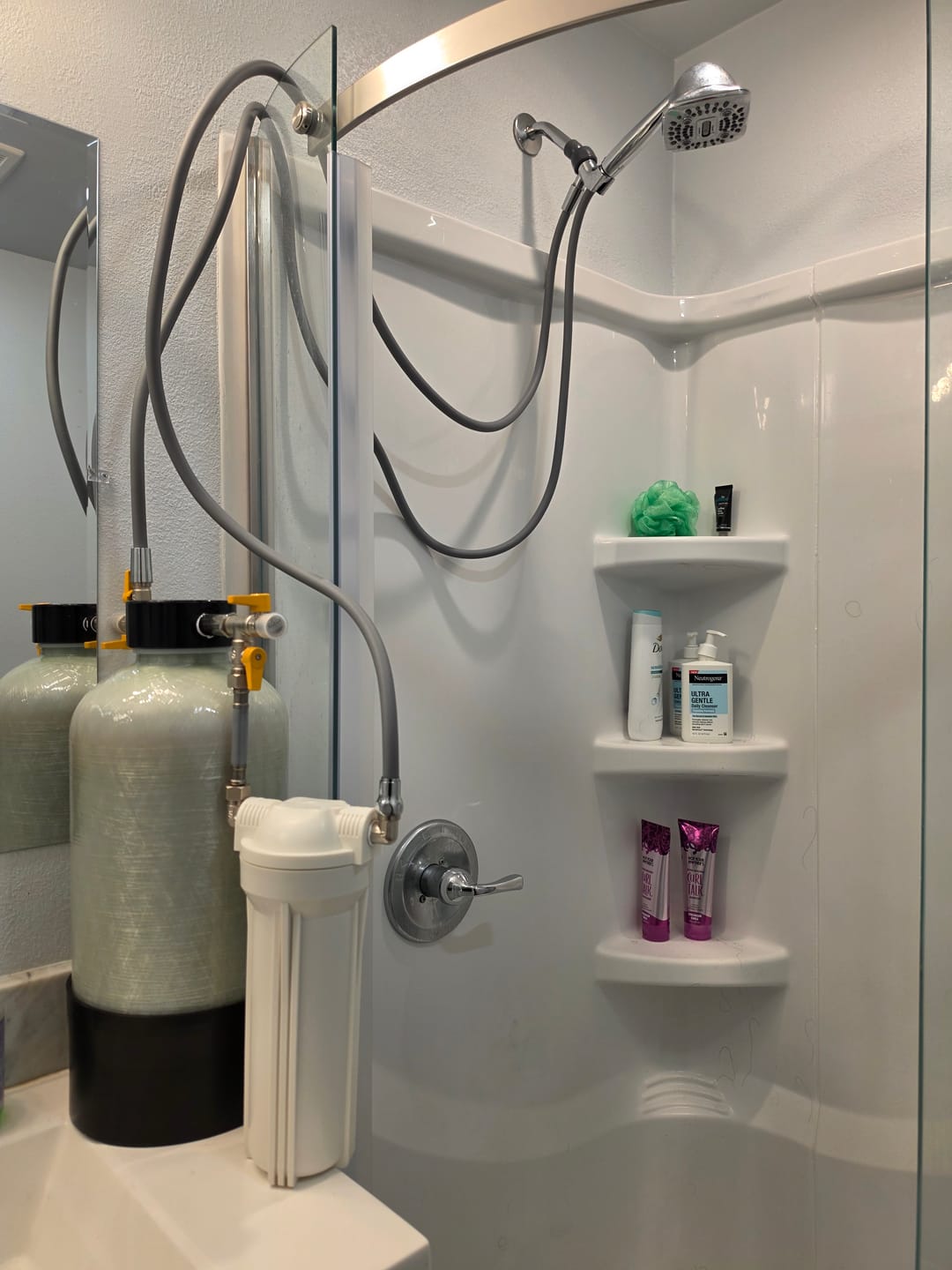 Customer photo review of Shower Water Softener System for Hard Water
