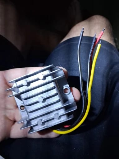 Customer photo review of 36V/48V to 12V Voltage Reducer for Golf Carts, 5A to 10A