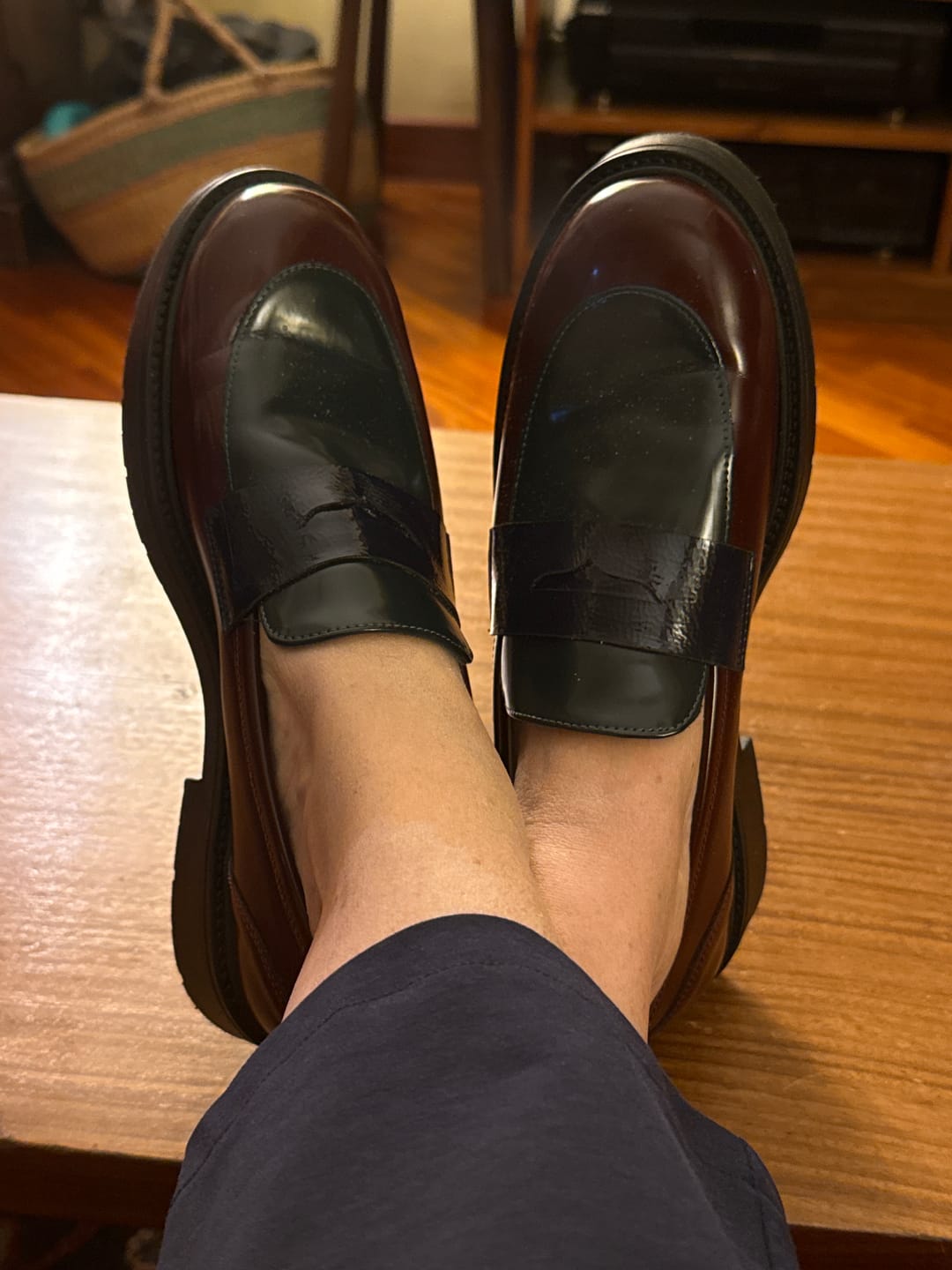 Customer photo review of MOCASSINO GRACE BORDEAUX MULTI