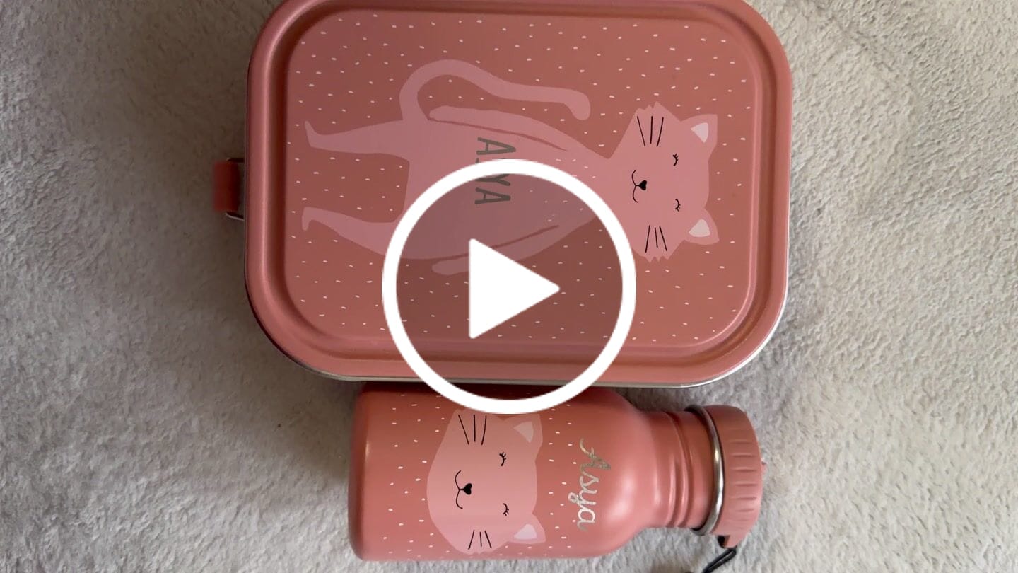 Customer video review of trixie - Personalisierte Brotdosen für Kinder