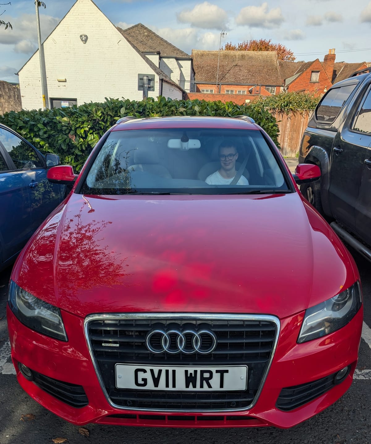 Customer photo review of Metal Pressed Number Plate (standard)- 520mm x 111mm