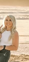 Customer photo review of Flat Weft Hair Virgin Hair Weft Extensions Platinum Blonde #60