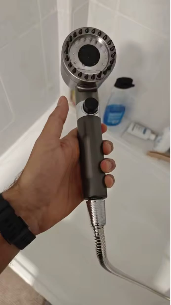 Customer photo review of THE FILTERED SHOWERHEAD™