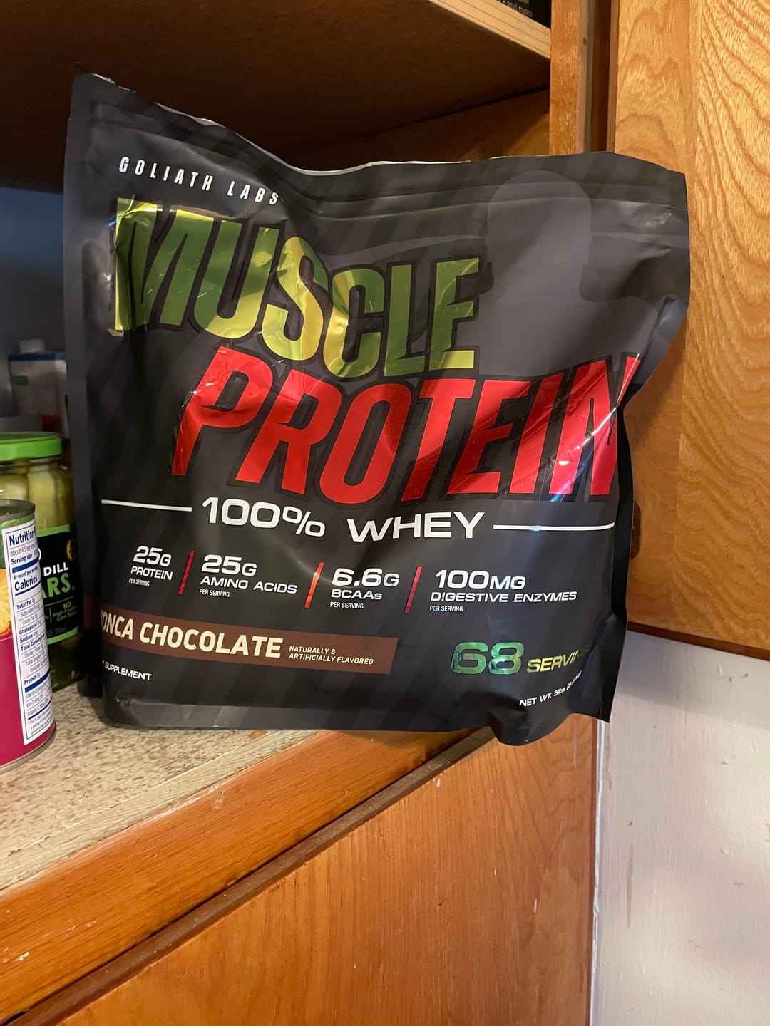 Customer photo review of 100% Whey Protein Powder