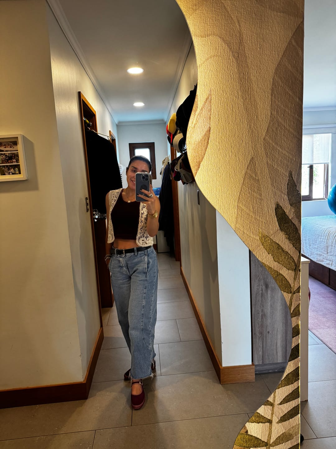 Customer photo review of Maria Terciopelo Bordo