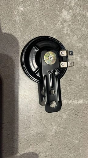 Customer photo review of Compact 12V Electric Horn for Golf Carts