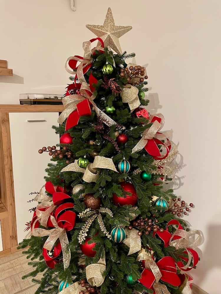 Customer photo review of Brad artificial de Crăciun Alpin, verde, 3D, 180 cm