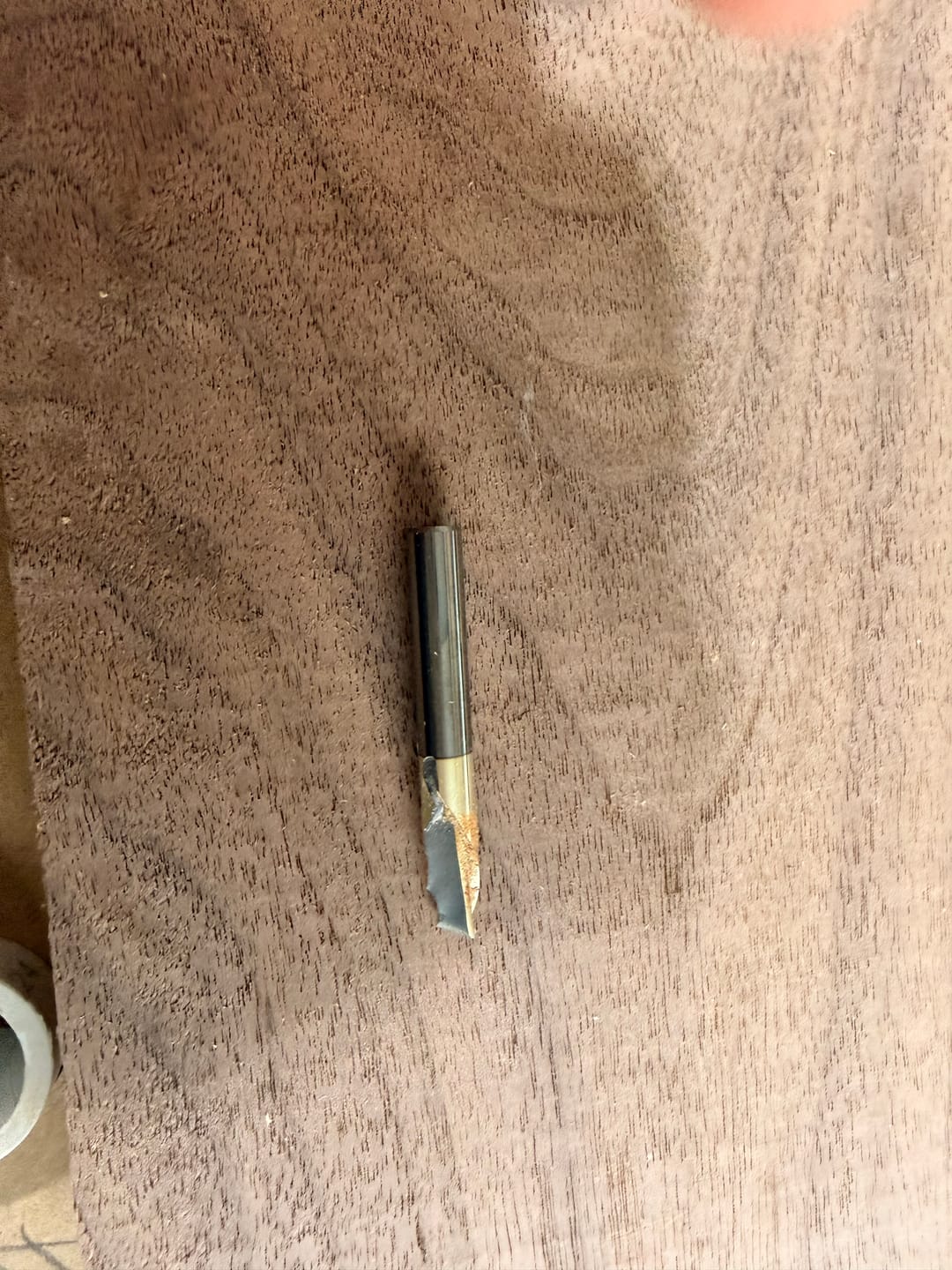 Customer photo review of 1/4'' x 1'' Downcut - 1/4'' Shank - DC221