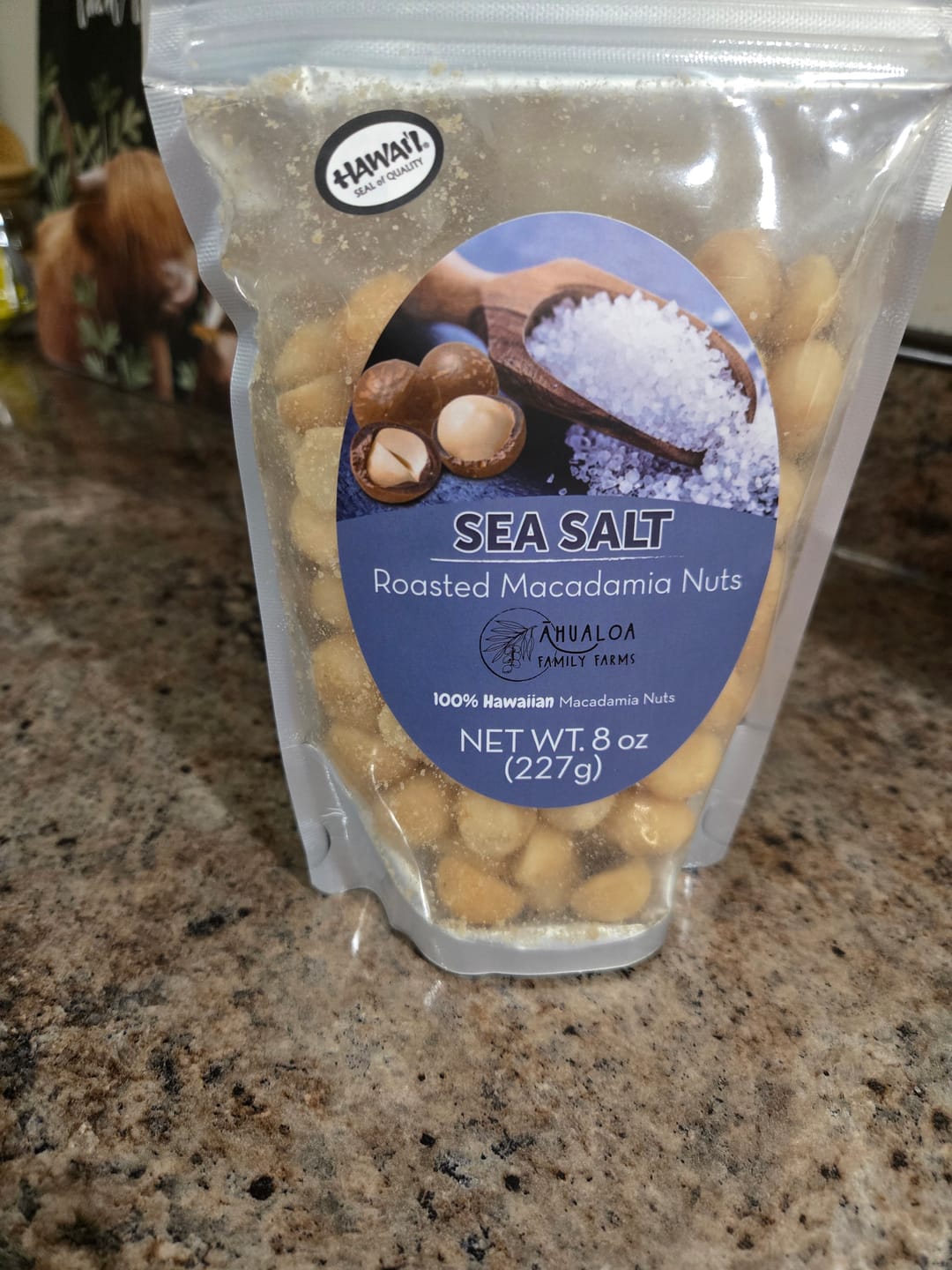 Customer photo review of Sea Salt Macadamia Nuts