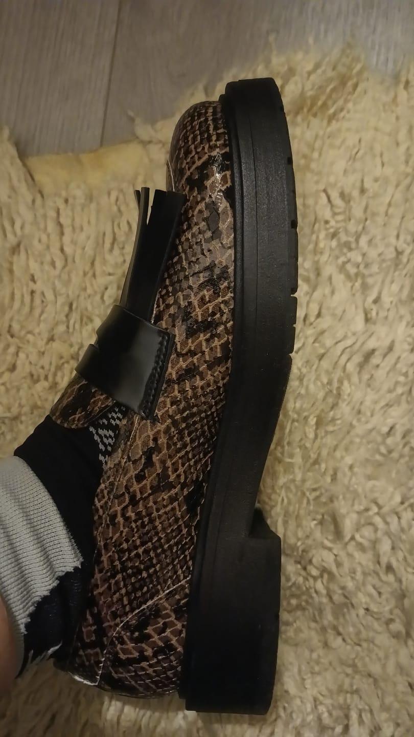 Customer photo review of MOCASSINO KELLY PITONE MORO
