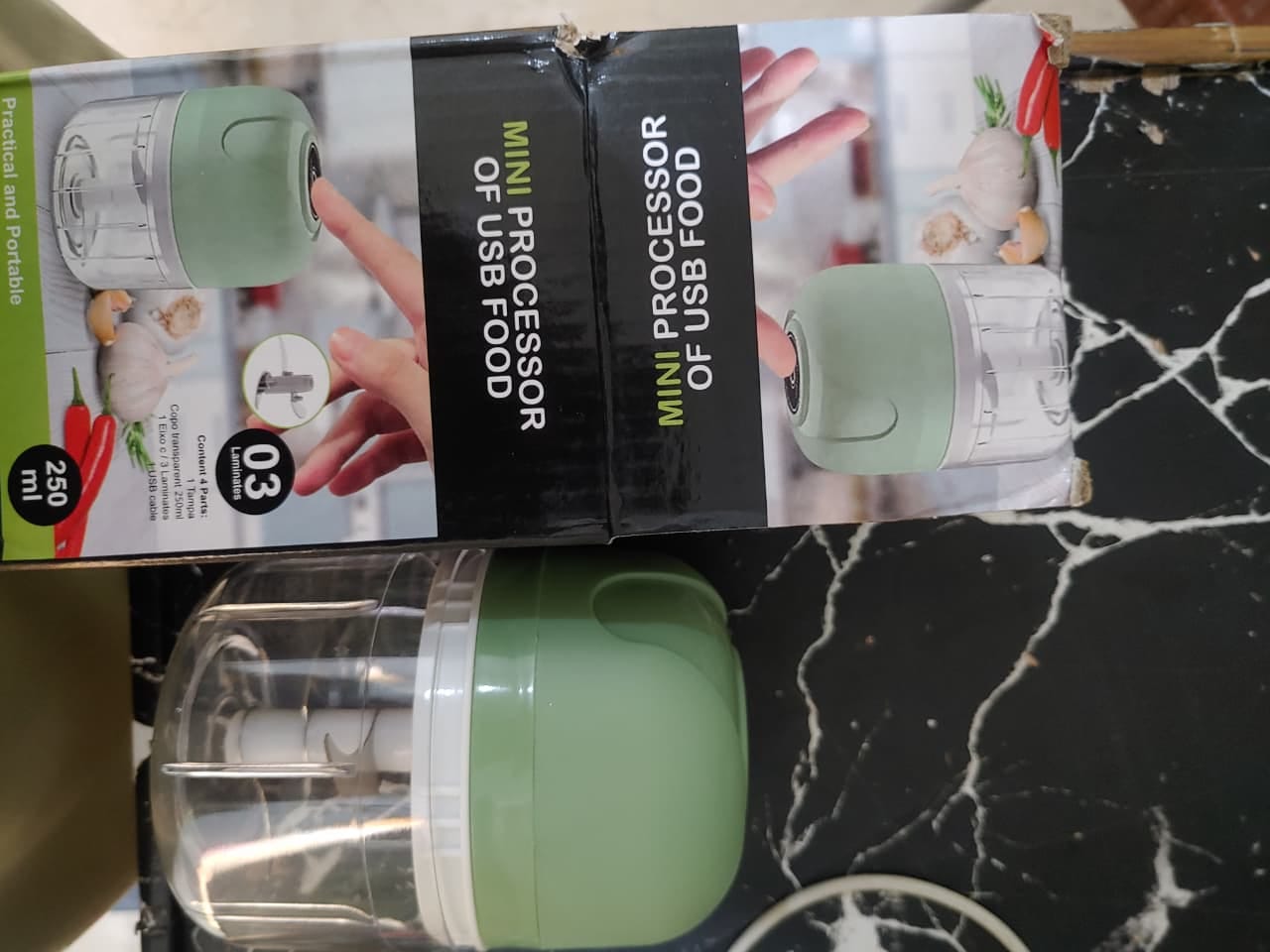 Customer photo review of Rechargeable Mini Electric Chopper