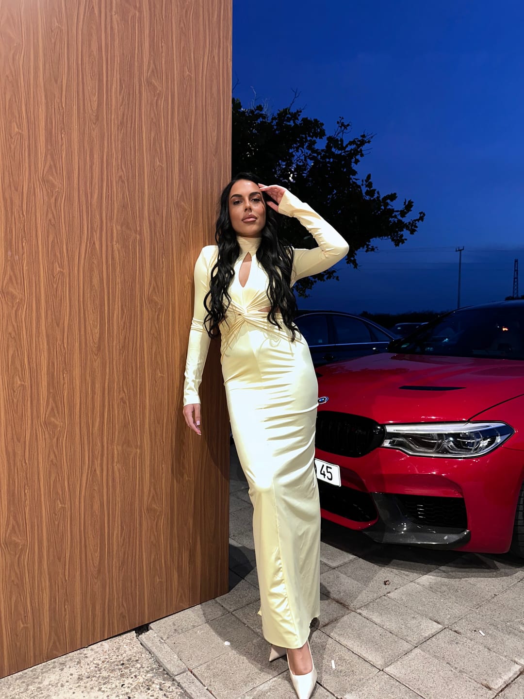 Customer photo review of AURA DRESS LIGHT YELLOW