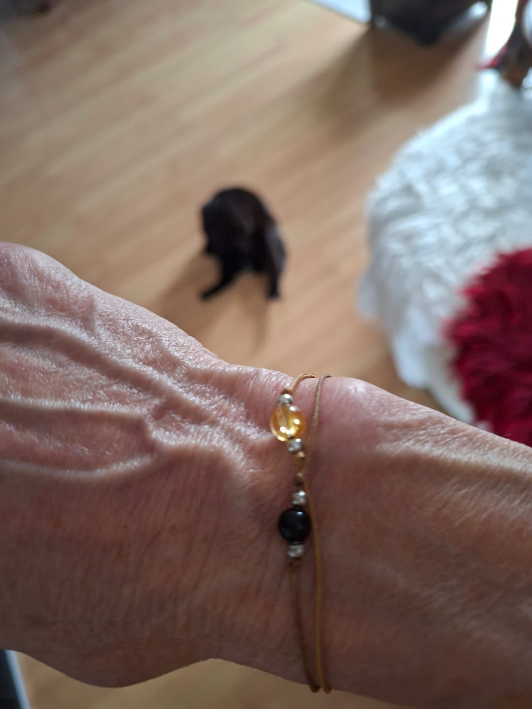 Customer photo review of Citrin Armband - Naturband
