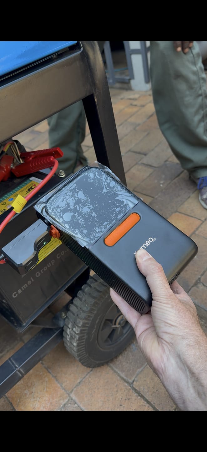 Customer photo review of Lumeo Pro Smart Pump Xtreme - With Jump Starter