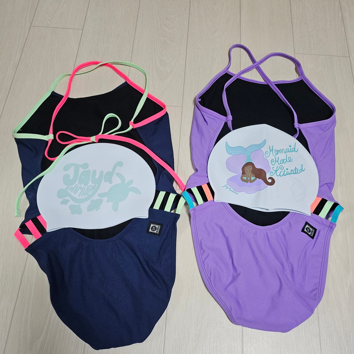 Customer photo review of JAYD Swim Cap - Mermaid Mode