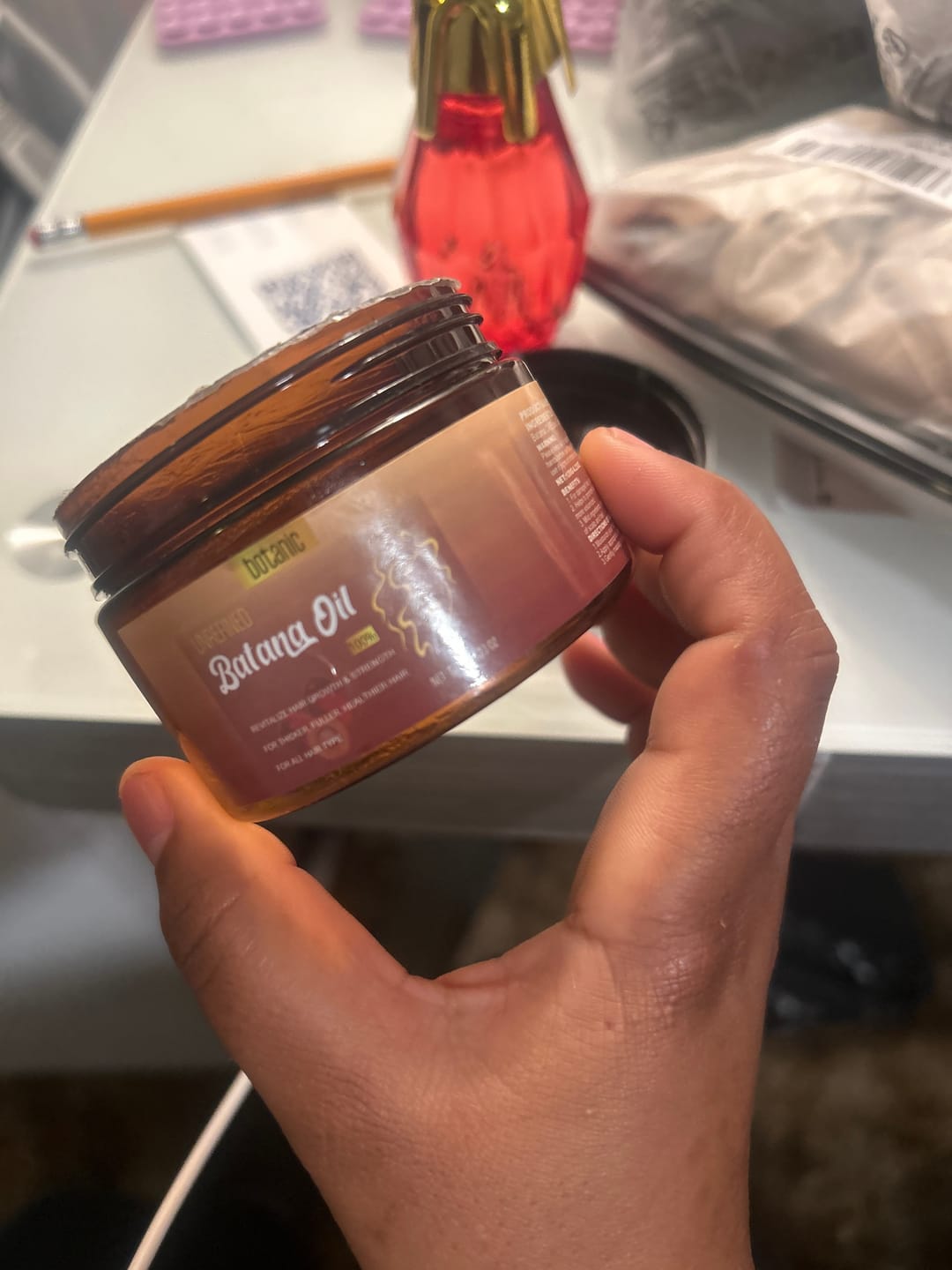 Customer photo review of Batana Oil