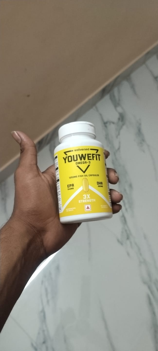 Customer photo review of YouWeFit Omega-3 Fish Oil (60 Capsules), 1250mg