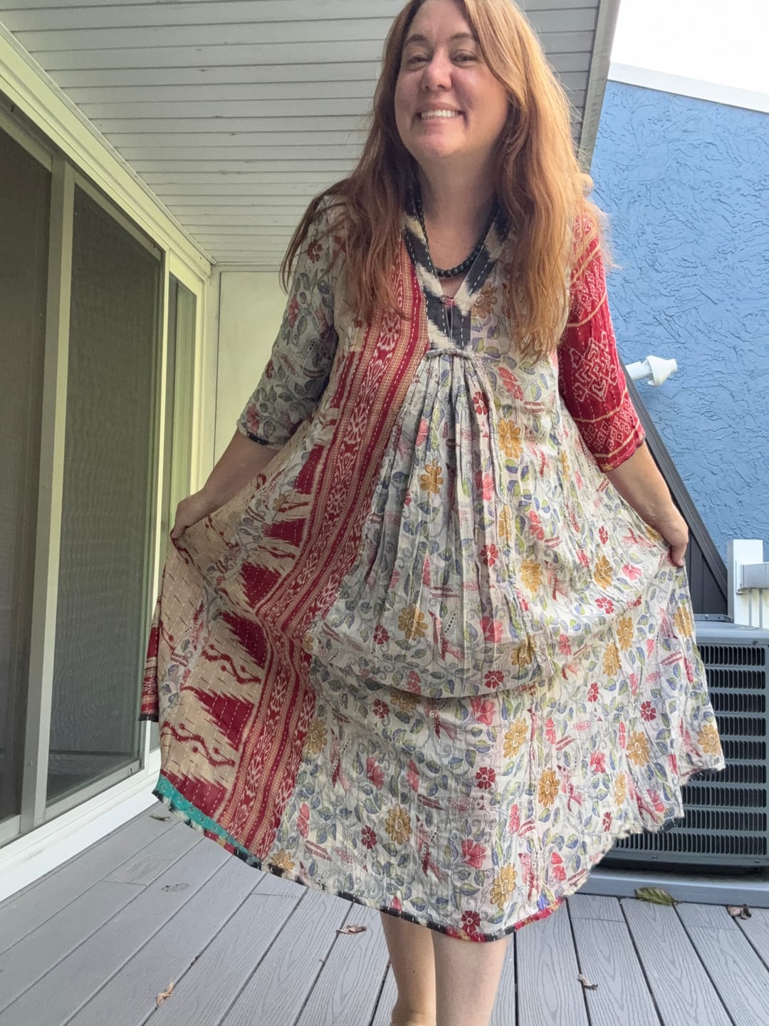 Customer photo review of Selene Kantha Dress 2XL (048)