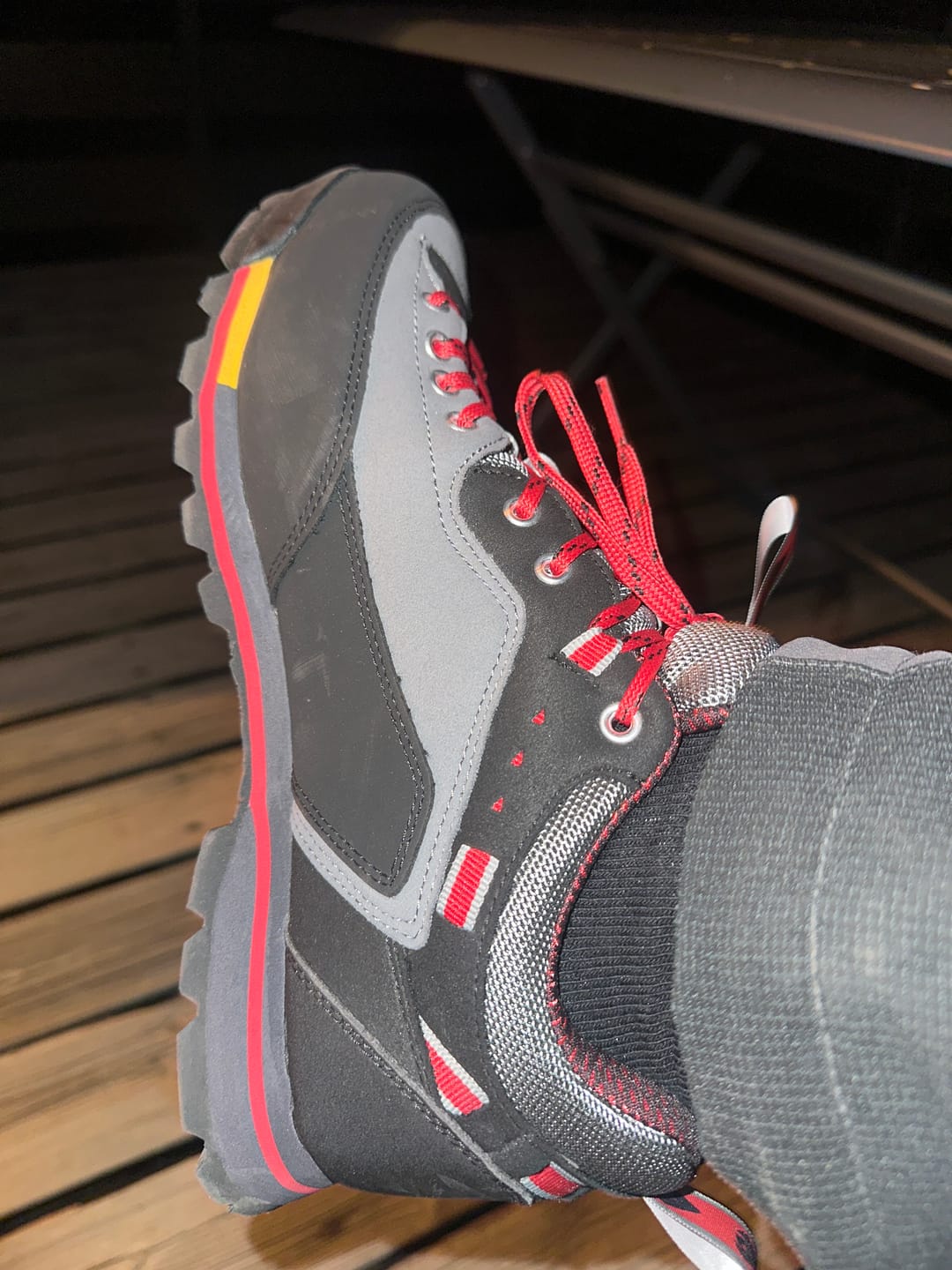 Customer photo review of Chaussures de randonnée antidérapantes avec coussin amortissent-Homme