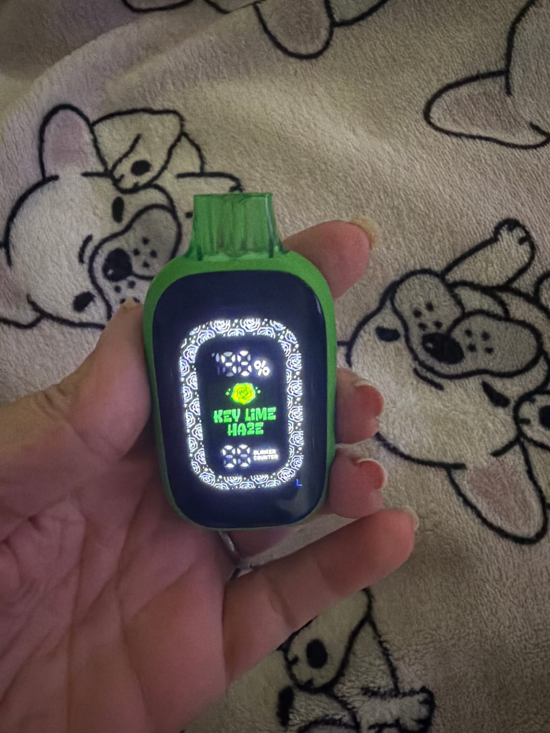 Customer photo review of Key Lime Haze THCa Vape