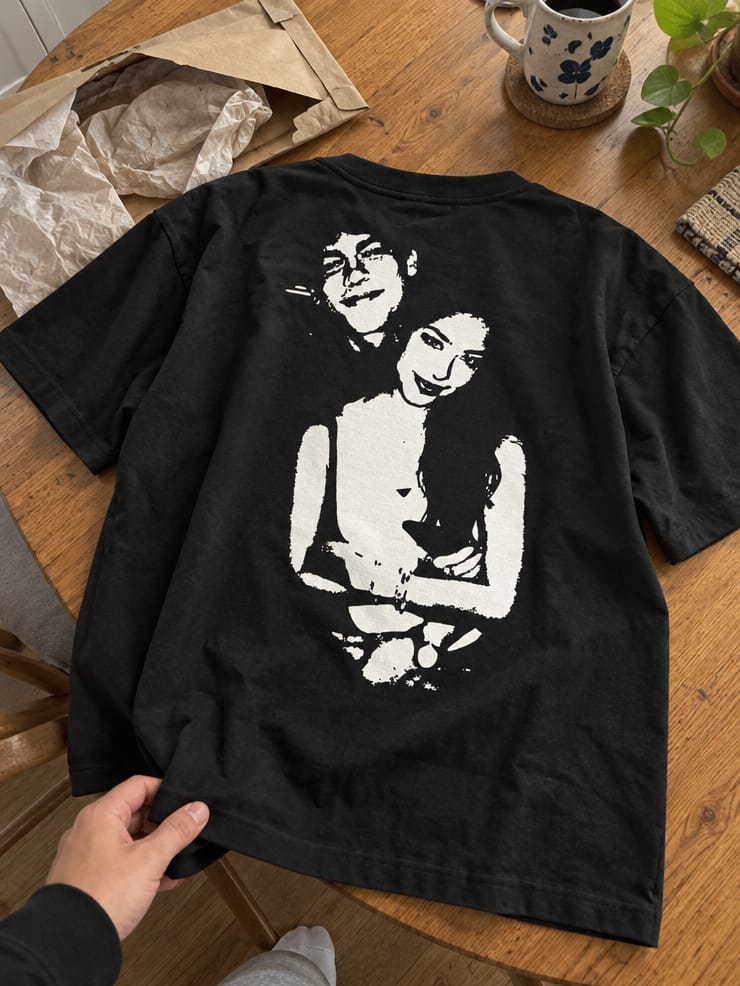 Customer photo review of OthersHalf™ Custom Portrait Shirt