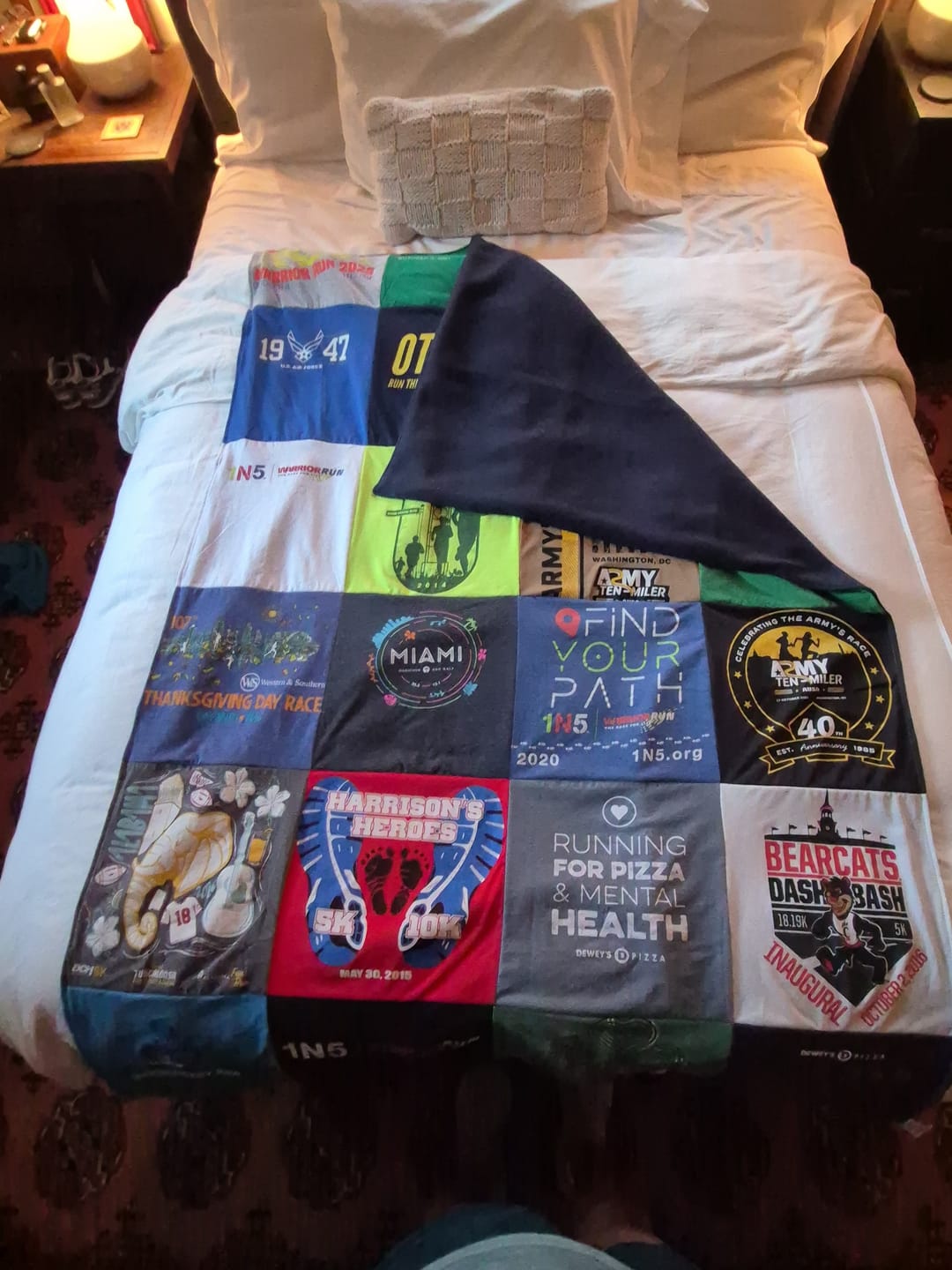 Customer photo review of Project Repat T-Shirt Quilt