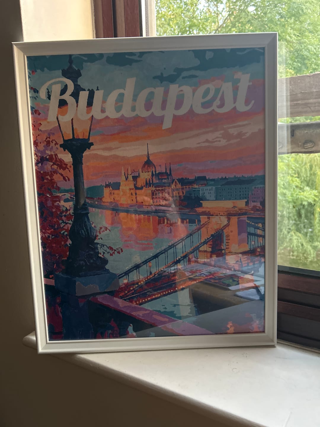 Customer photo review of Affiche de voyage Budapest