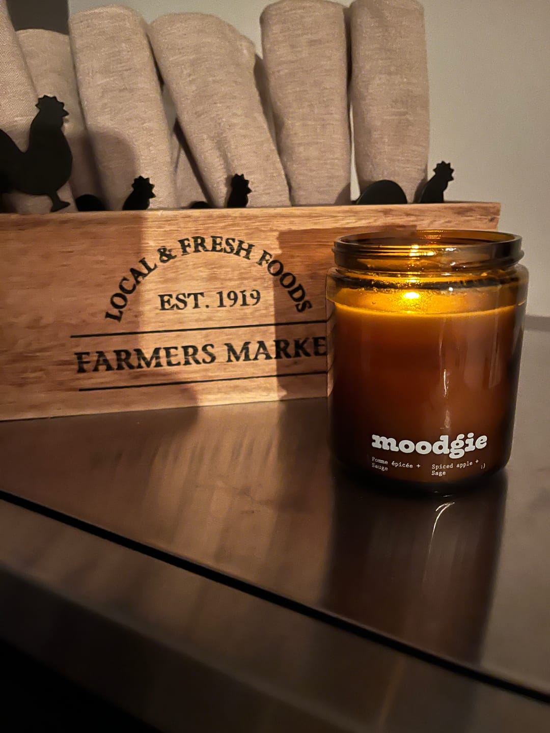 Customer photo review of Bougie - Pomme épicée + Sauge