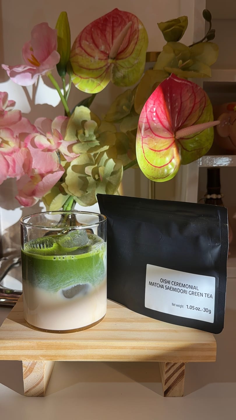 Customer photo review of Oishi Ceremonial Matcha Saemidori