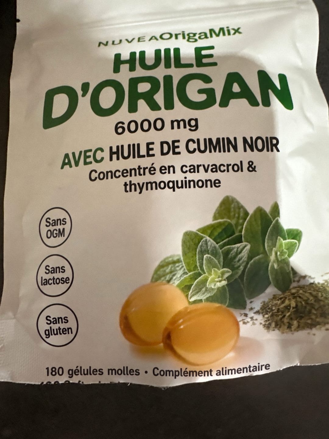 Customer photo review of Gélules OrigaMix – Élimination naturelle des parasites intestinaux